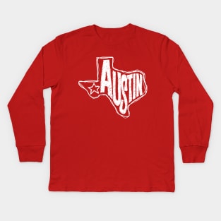 Austin, Texas Kids Long Sleeve T-Shirt